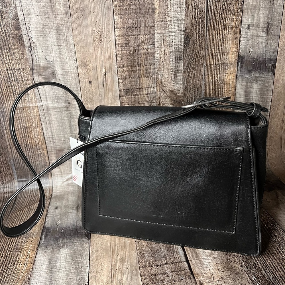Matt & Nat Black LEIA VEGAN SHOULDER BAG - VINTAGE - Picture 8 of 16